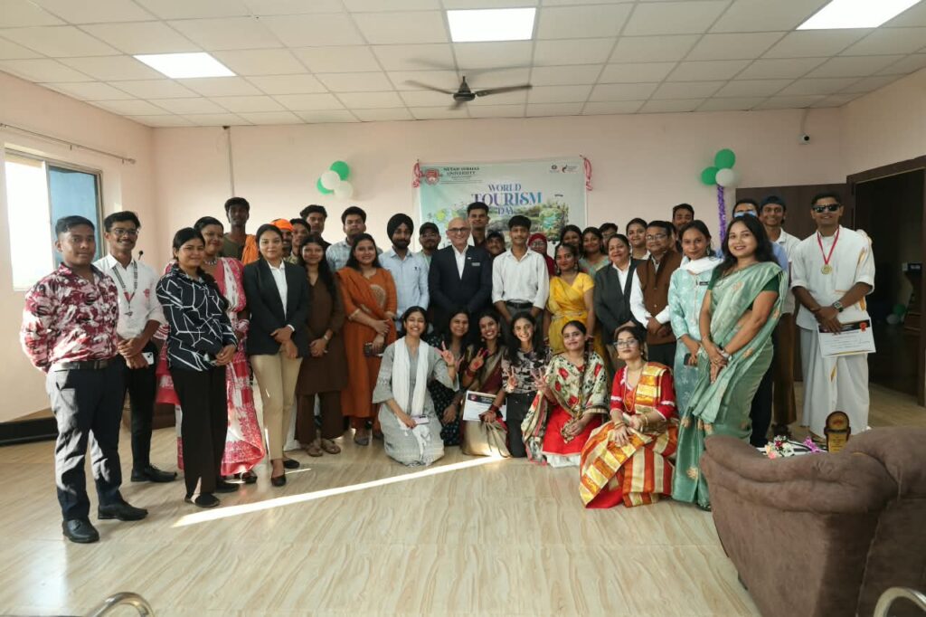 नेताजी सुभाष यूनिवर्सिटी में विश्व पर्यटन दिवस पर ‘सतत पर्यटन’ पर कार्यशाला, विशेषज्ञों ने छात्रों को दिए रोजगार और उद्योग के टिप्स